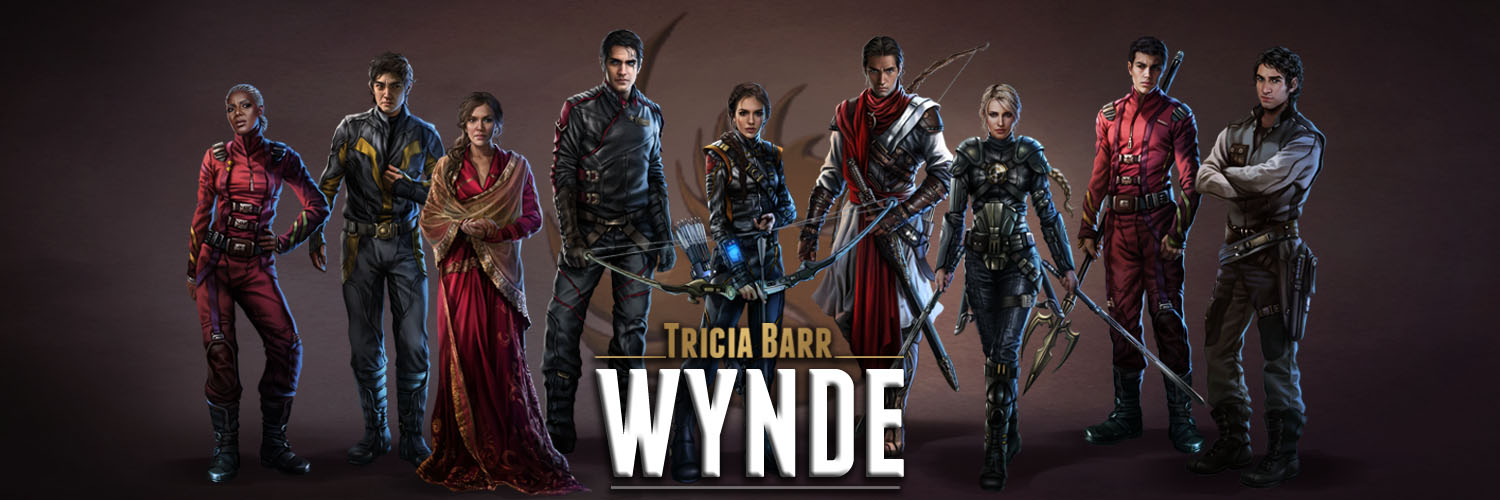 The cast of Wynde by Tricia Barr